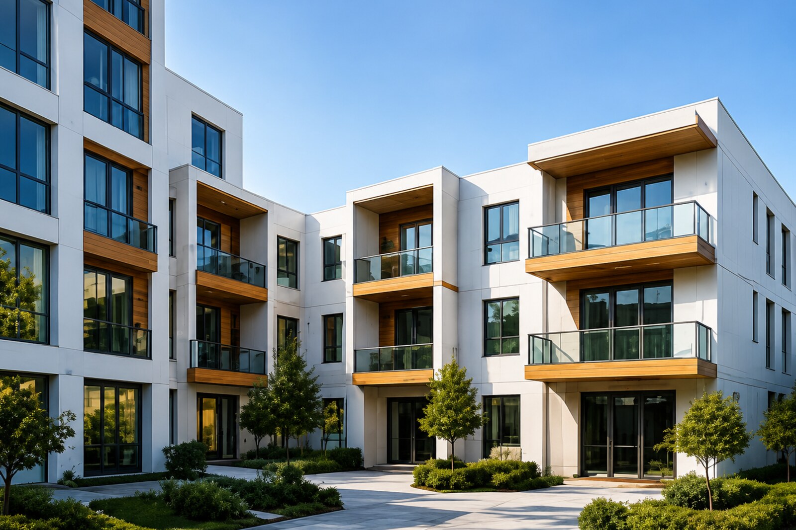 Contemporary residential development